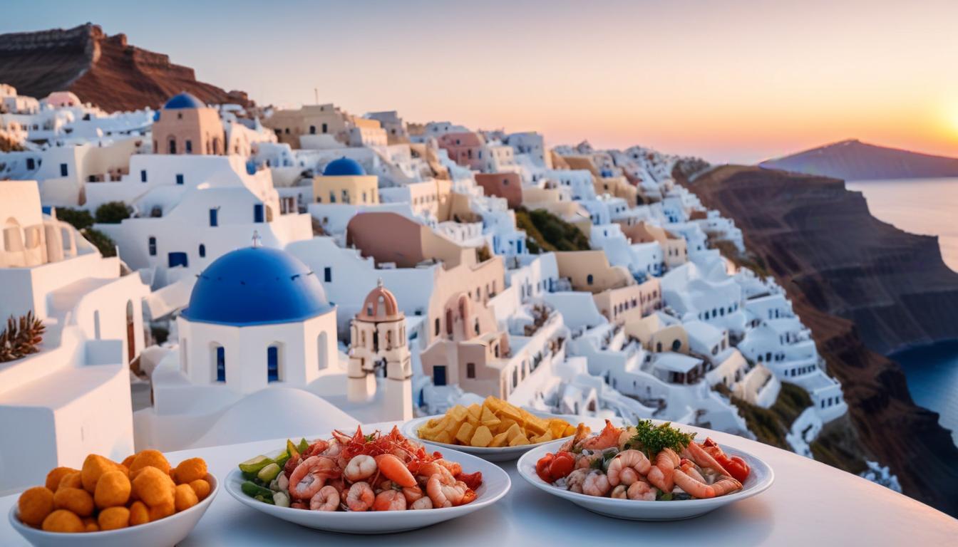 Santorini'de Akdeniz Lezzetleri: Yerel Mutfağın Büyüsü